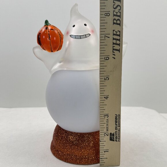 Halloween Ghost Pumpkin Light Up Decor 8.5" Glowing Bats Color-Changing Decor - Picture 13 of 17